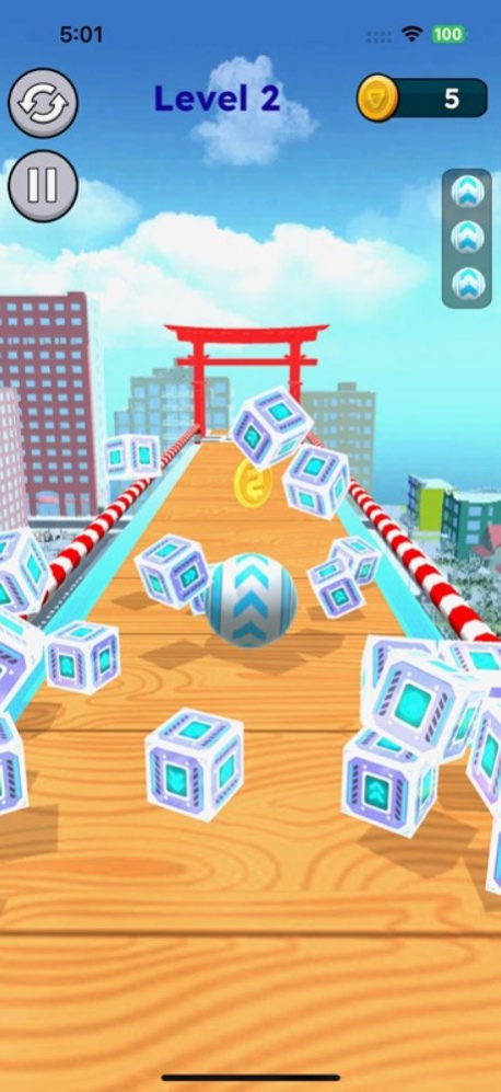 Sky Ball: 3D Rolling Game 2.5 Screenshot