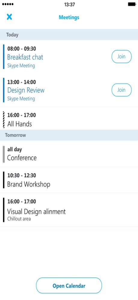 Skype for Business 6.34.119 Screenshot
