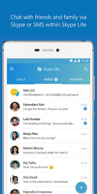 Skype Lite - Free Video Call & Chat 1.88.0.1 Screenshot