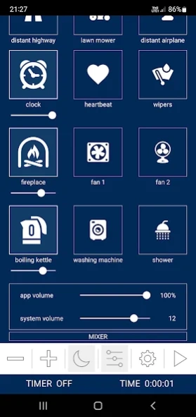 Sleep Sounds - Rain Nature Fan 1.43 Screenshot