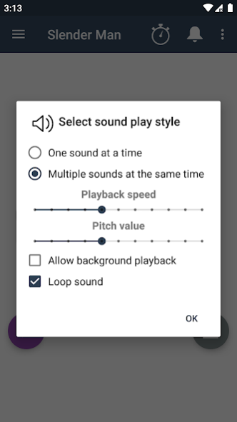 Slender Man Sound Button 12.9 Screenshot