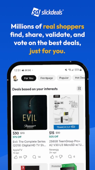 Slickdeals: Deals & Discounts 6.34.0 Screenshot