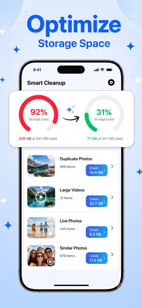 Kept: Photo Cleaner & Storage 1.3 Screenshot
