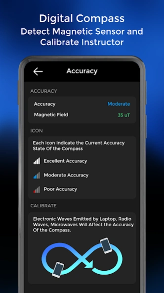 Smart Compass for Android  Screenshot