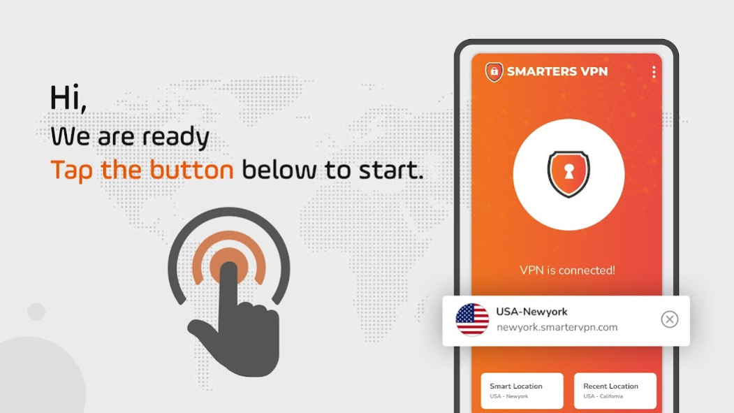 SmartersVPN - VPN Client 3.0.2 Screenshot