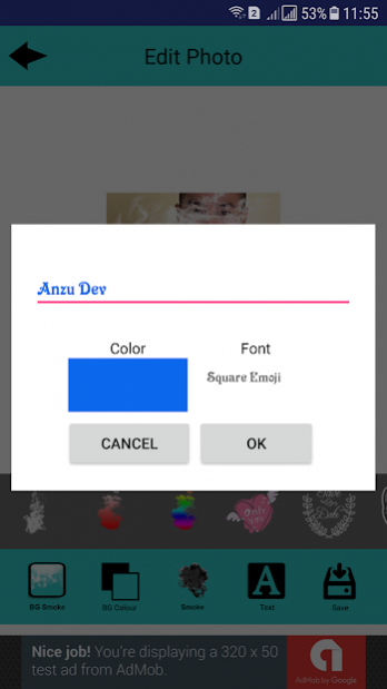 Smoke Effect Photo Maker - Smoke Editor 1.1 Screenshot