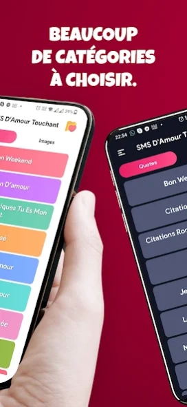 SMS & Message d'Amour Touchant 5.6 Screenshot