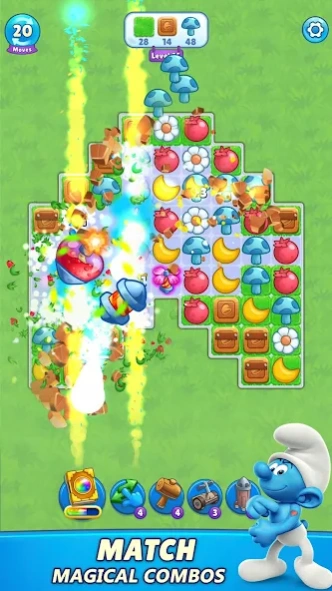 Smurfs Magic Match 4.9.40 Screenshot