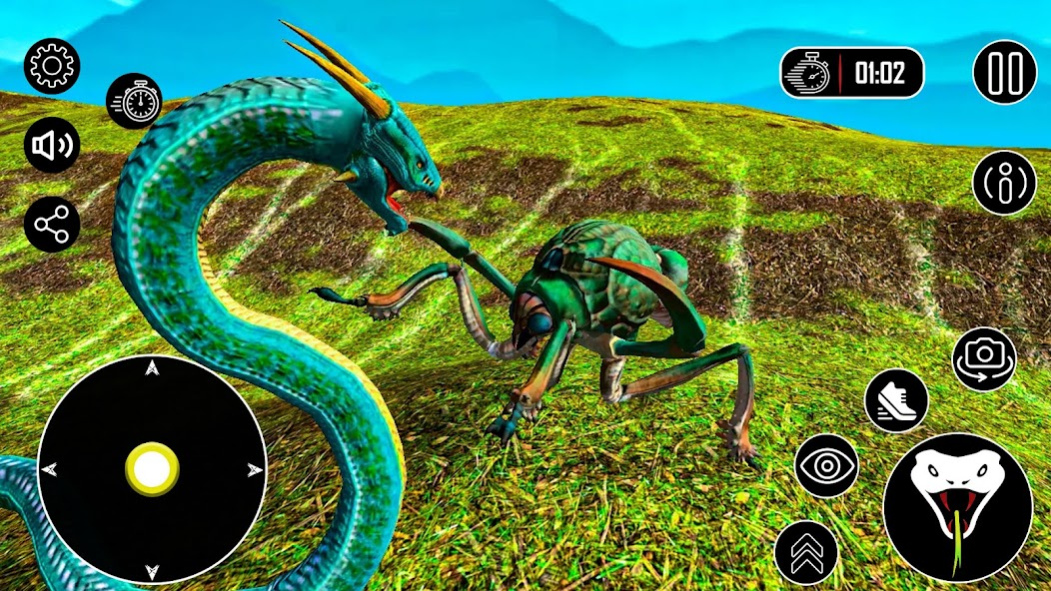 Snake Survive Jungle simulator 1.8 Screenshot
