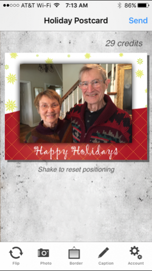 SnapShot Holiday Postcard 2.18 Screenshot