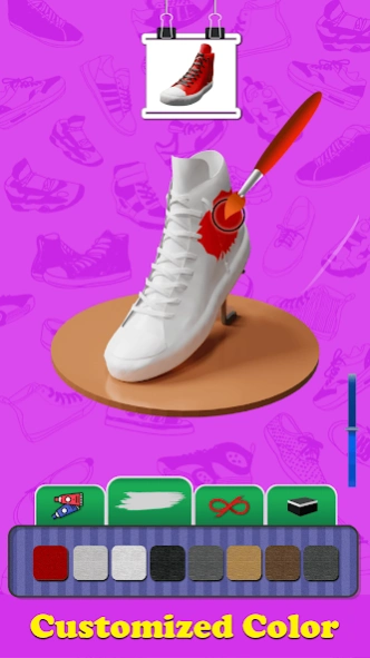 Sneaker Paint 3D - Shoe Art 3.0 Screenshot
