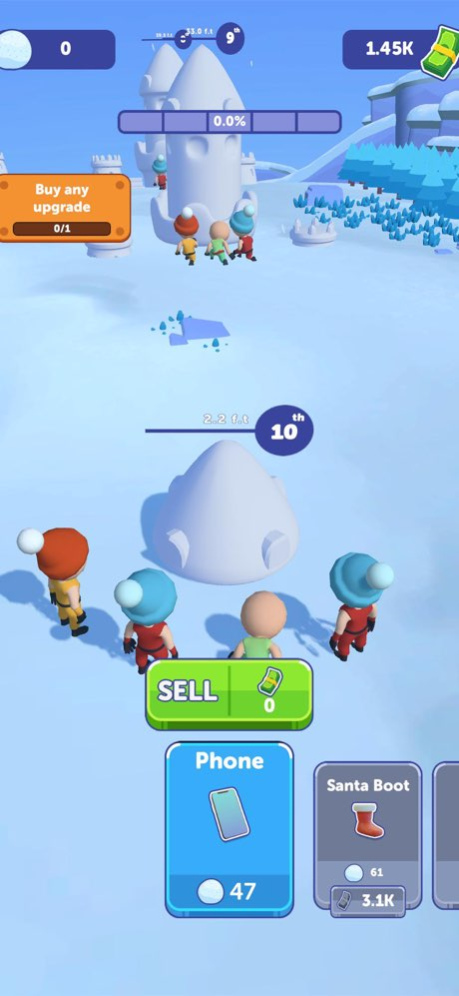 Snow Castle: Idle Clicker 0.84 Screenshot