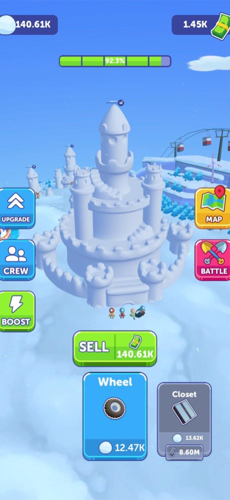 Snow Castle: Idle Clicker 0.84 Screenshot