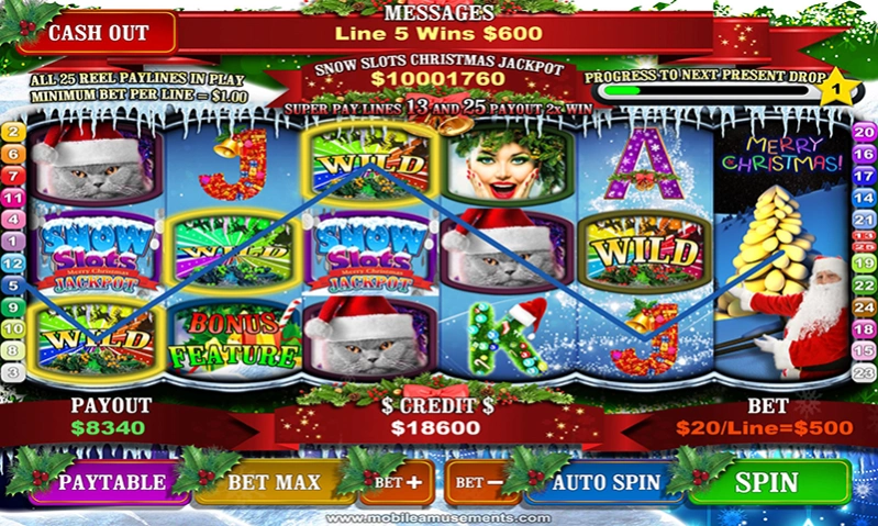 Snow Slots Merry Christmas 21.0 Screenshot