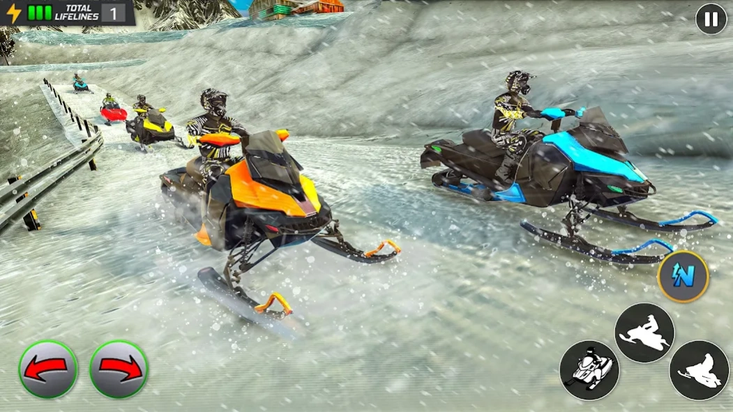 Crazy Skills Snowcross Games  Screenshot