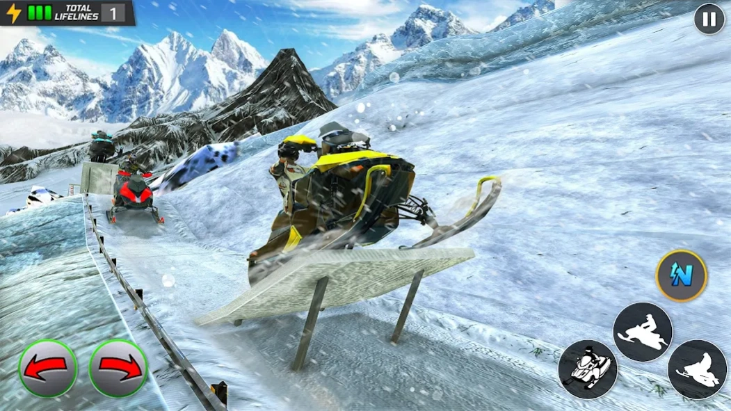 Crazy Skills Snowcross Games  Screenshot