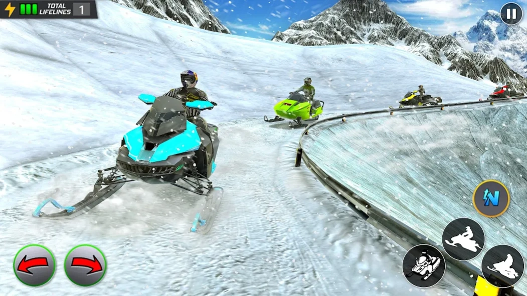 Crazy Skills Snowcross Games  Screenshot