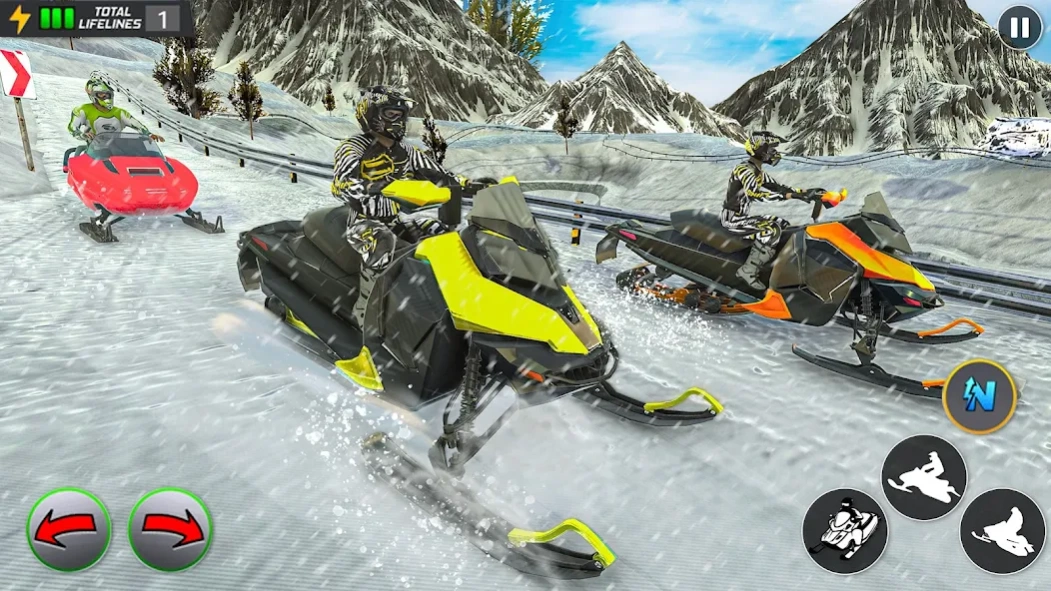 Crazy Skills Snowcross Games  Screenshot