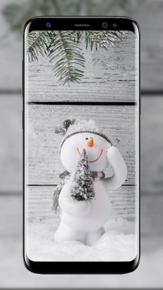 Snowman live wallpaper 3.3 Screenshot
