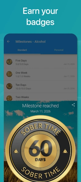 Sober Time - Sober Day Counter 4.4.07 Screenshot