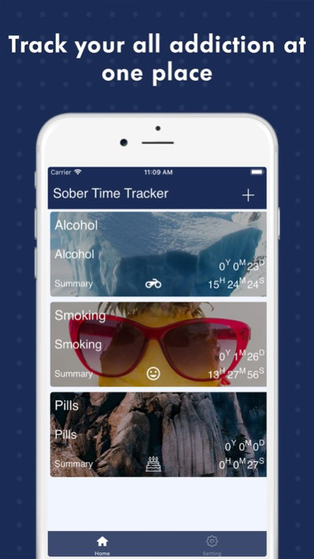 Sober Tracker – Quit Addiction  Screenshot
