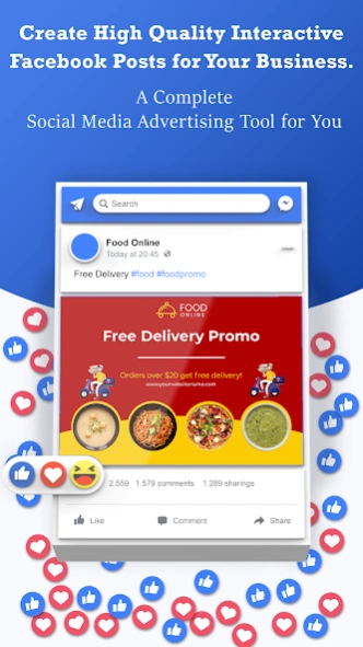 Social Media Post Maker 1.10 Screenshot