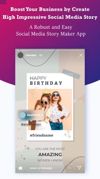 Social Media Post Maker 1.10 Screenshot