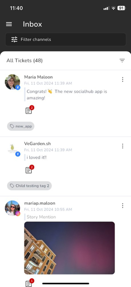 SocialHub Inbox 1.0.22 Screenshot
