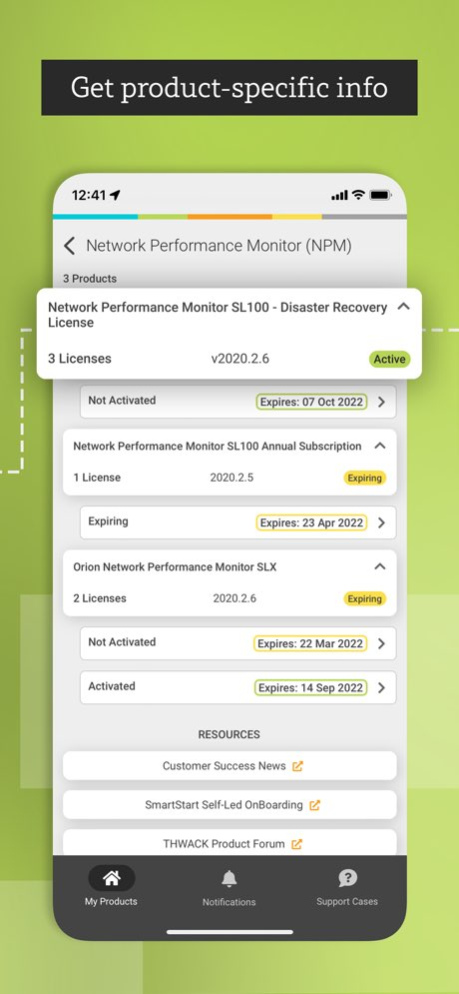 SolarWinds Customer Success  Screenshot