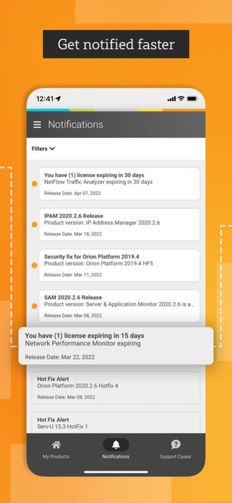 SolarWinds Customer Success  Screenshot