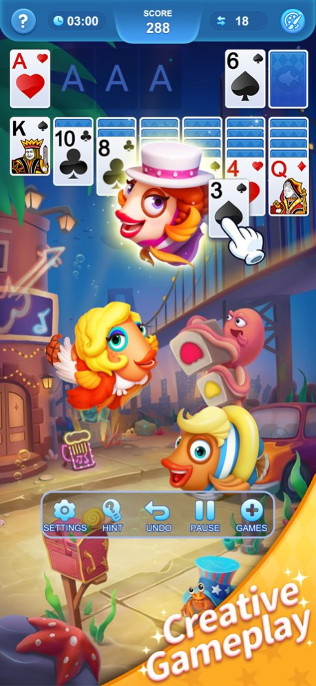Solitaire 3D Fish 1.0.130 Screenshot