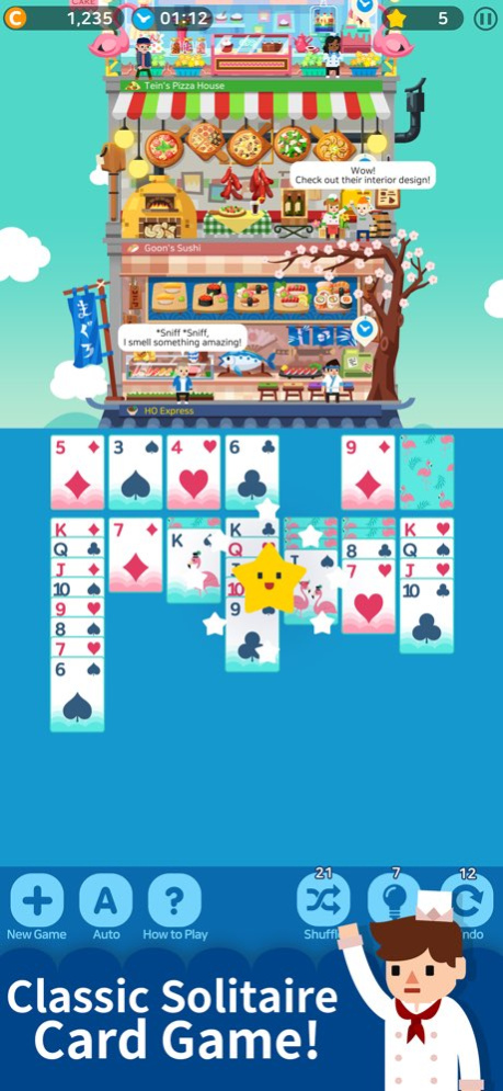 Solitaire Cooking Tower 1.4.5 Screenshot