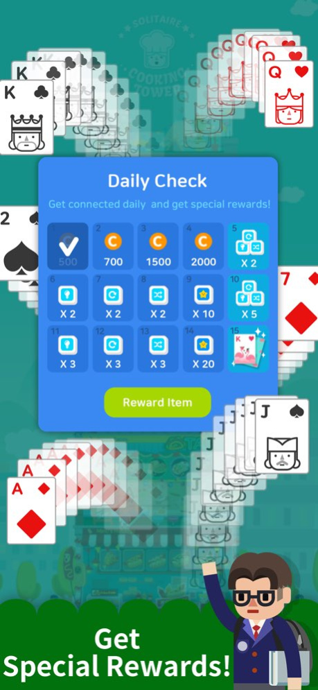 Solitaire Cooking Tower 1.4.5 Screenshot