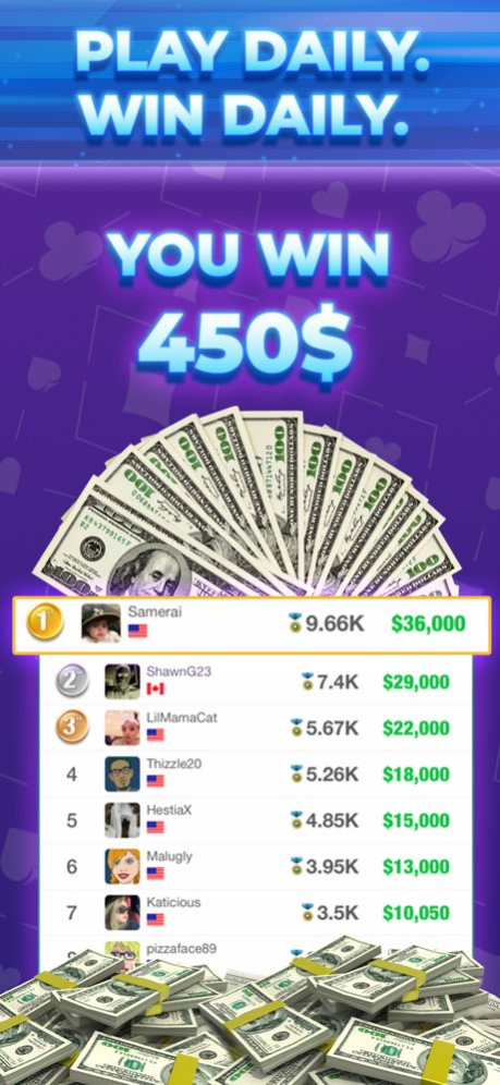 Solitaire Sprint: Win Cash 0.69 Screenshot
