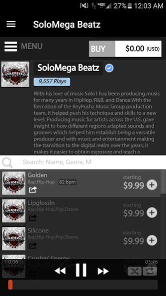 SoloMega Beatz App 1.0.2 Screenshot