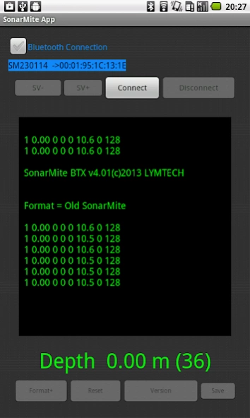 SonarMite App 3.0 Screenshot