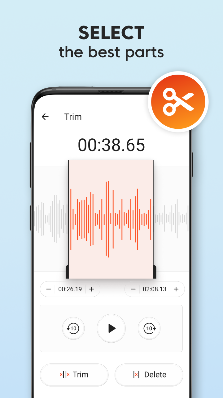 Sound Recorder Plus: Voice Rec 1.7.5h Screenshot