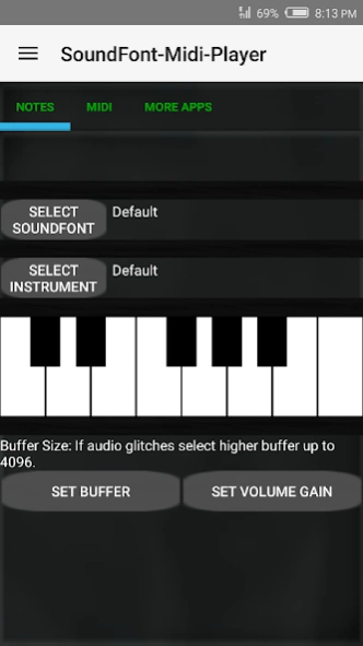 SoundFont-MidiPlayer-Piano 1.6.3 Screenshot