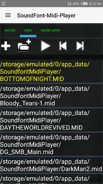 SoundFont-MidiPlayer-Piano 1.6.3 Screenshot