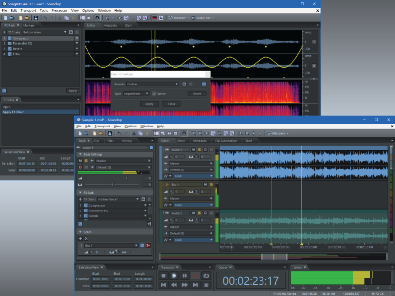 Soundop Audio Editor 1.9.5.0 Screenshot