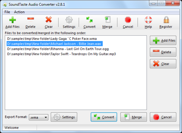 SoundTaste Audio Converter 10.0.2 Screenshot