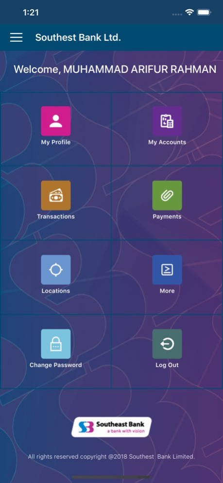 Southeast Bank Mobile App 1.8.4 Screenshot