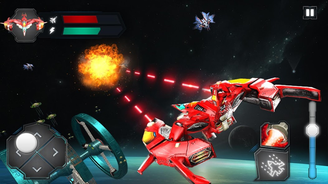 Space Wars Galaxy Attack Games 1.5 Screenshot