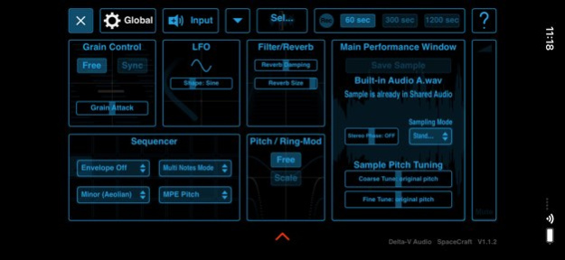 SpaceCraft Granular Synth 1.2.2 Screenshot