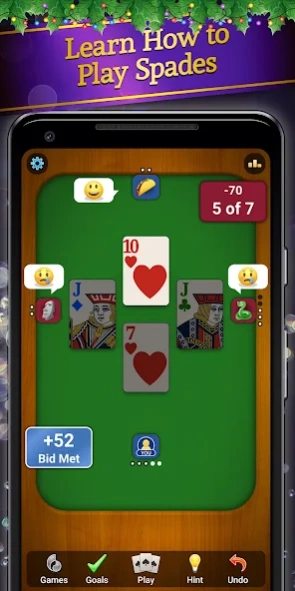 Spades: Classic Card Games 2.9.2.6324 Screenshot