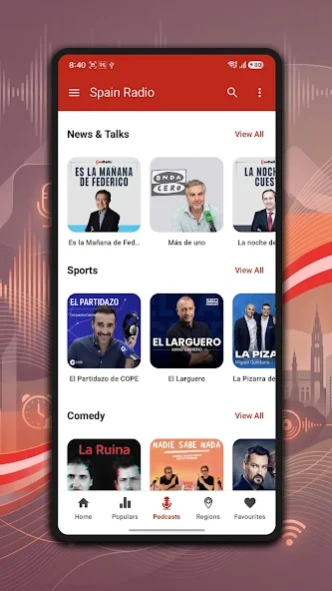 Spain Radio: FM & Podcasts 1.46 Screenshot