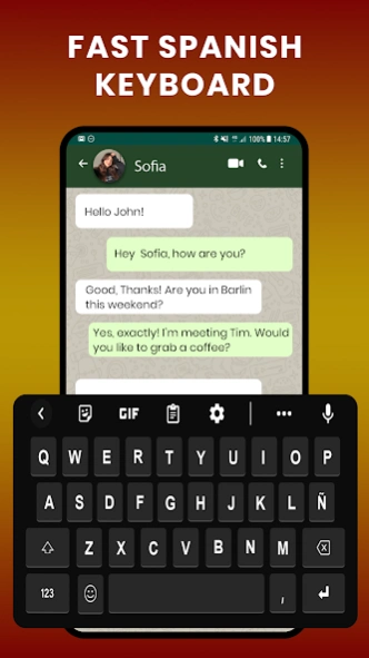Spanish Keyboard Type Española  Screenshot