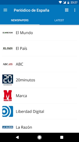 Spanish News (Noticias) 12.1 Screenshot