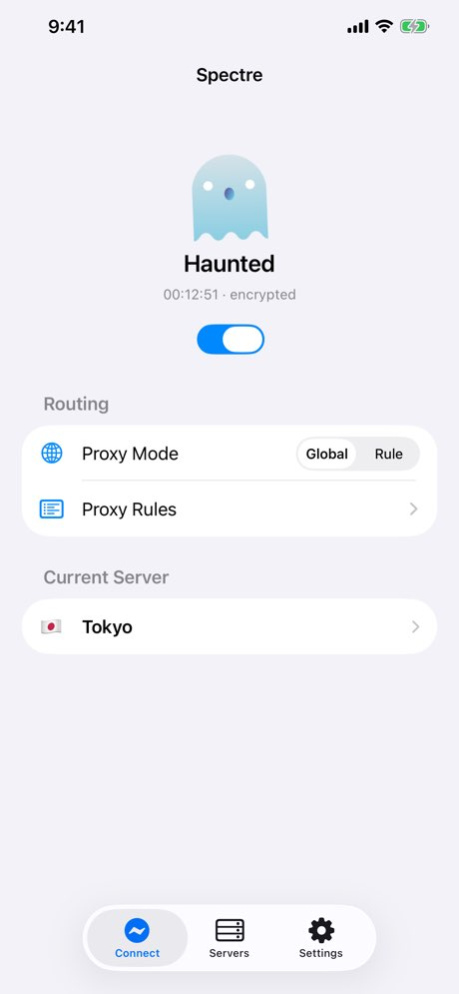 Spectre VPN 2.0.7 Screenshot