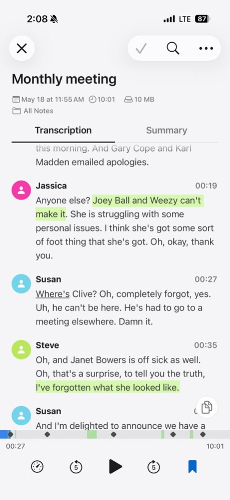 Speeche - Speech to Text 2.0.1 Screenshot